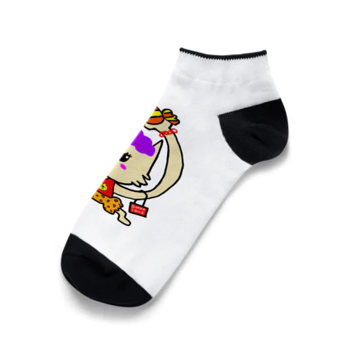 大阪のオバねこまるちゃん Ankle Socks