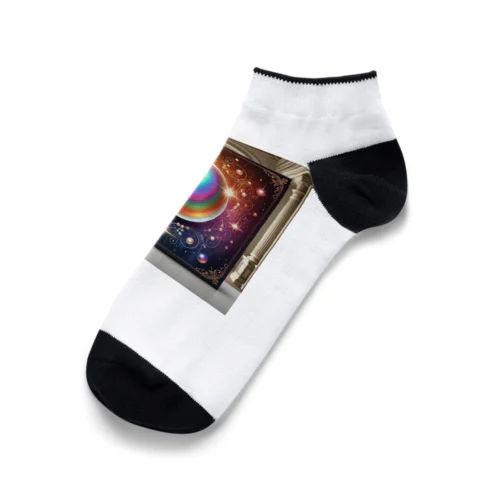 七色に輝く真珠 Ankle Socks