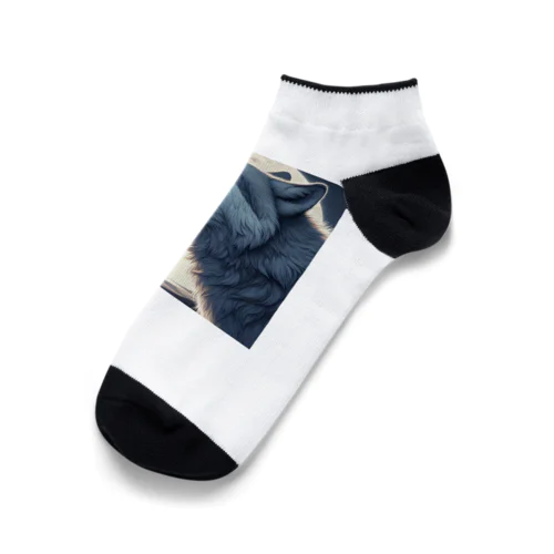 狼と満月 Ankle Socks