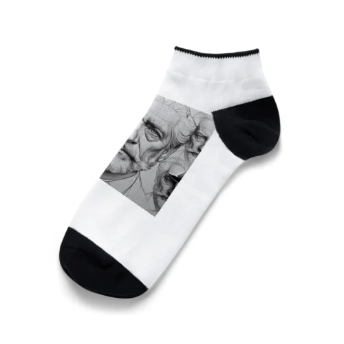 教授の肖像 Ankle Socks