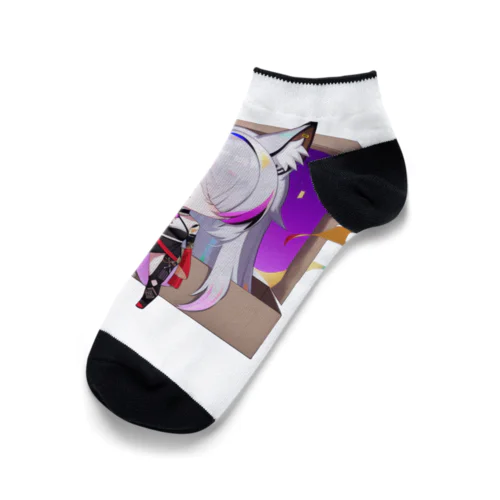 獣耳の女の子 Ankle Socks