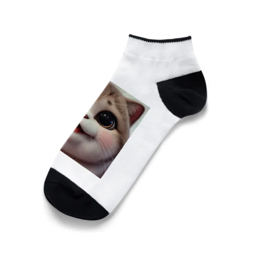 最強可愛いデブ猫 Ankle Socks