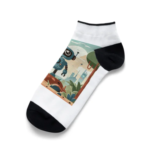 ほのぼのロボ3 Ankle Socks