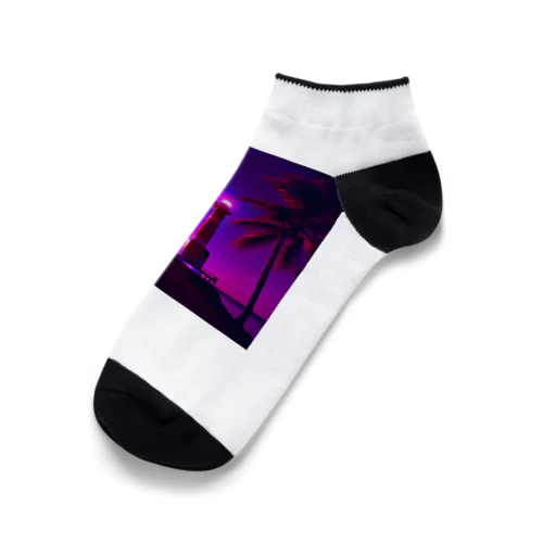 灯台ネオンカラー Ankle Socks