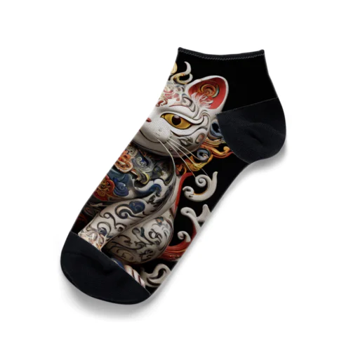 とある猫神社の狛猫 Ankle Socks