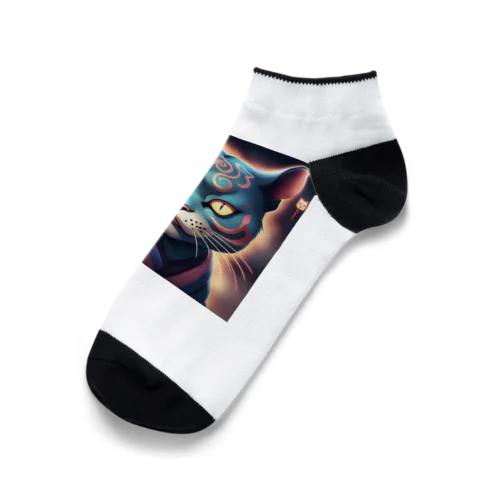 キリリ顔猫003 Ankle Socks