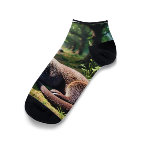 お昼寝カワウソ Ankle Socks