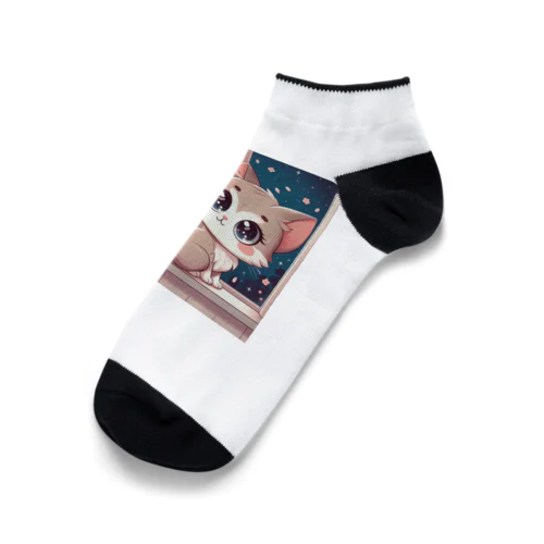 目が可愛い猫グッズ Ankle Socks