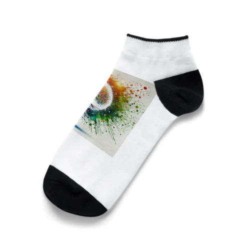 絵具が垂れちゃった・・・ Ankle Socks