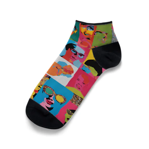 ポップアート Ankle Socks