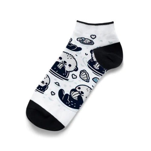 ラッコの家族 Ankle Socks