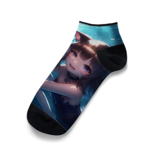 猫耳少女00080 Ankle Socks