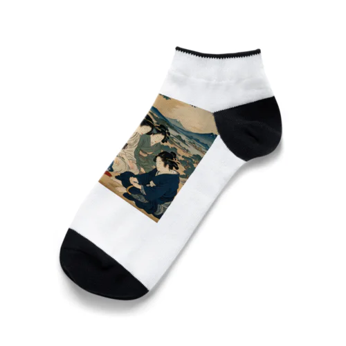 Eternal Elegance [The Bijin-ga Collection] Ankle Socks