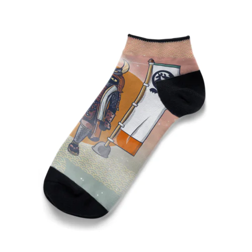 黒猫戦国武将 Ankle Socks