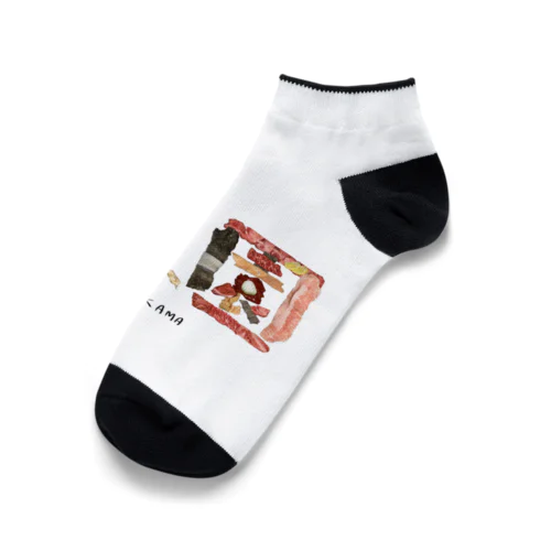 味園　肉文字🥩 Ankle Socks