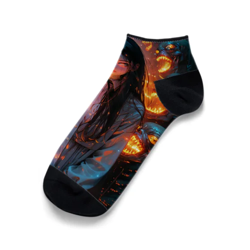 「異次元の視線」ホラースタイルアイテム Ankle Socks