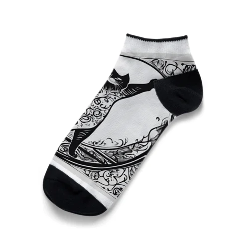 にゃんぱわーだぜぃ！ Ankle Socks