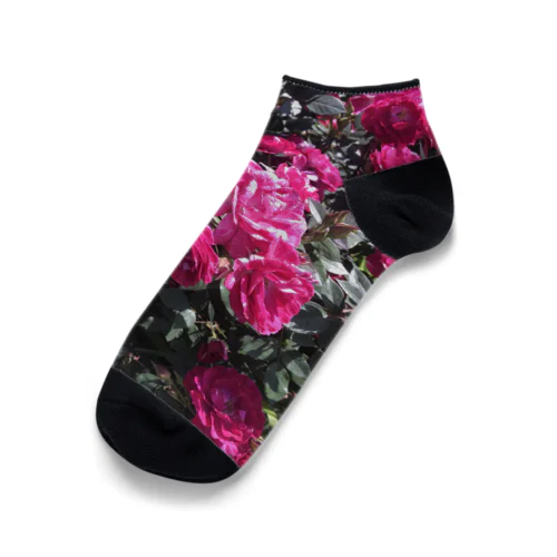 バラ Ankle Socks