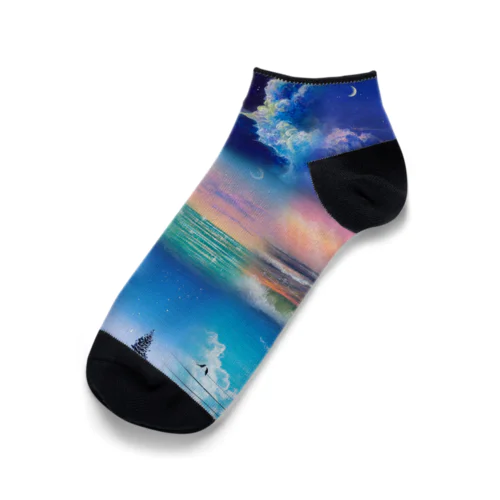 癒しのアート詰め合わせ Ankle Socks