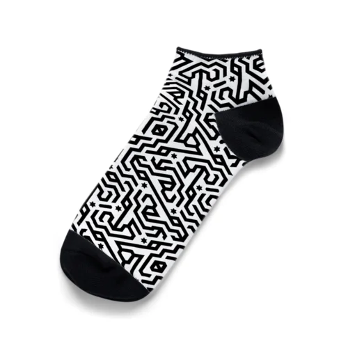 Numeric Conversion Pattern #hex Ankle Socks