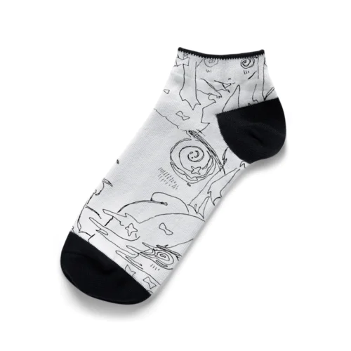 白昼夢 Ankle Socks