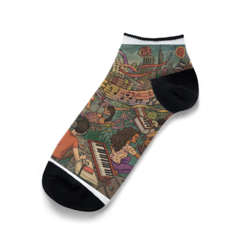 MusicCity Ankle Socks