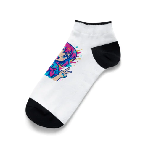 「ネオンヒロイン・エクスプレス」 Ankle Socks