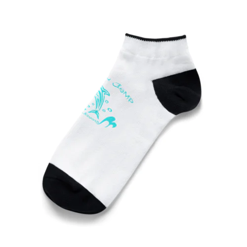 ドルフィンジャンプ（ブルー） Ankle Socks