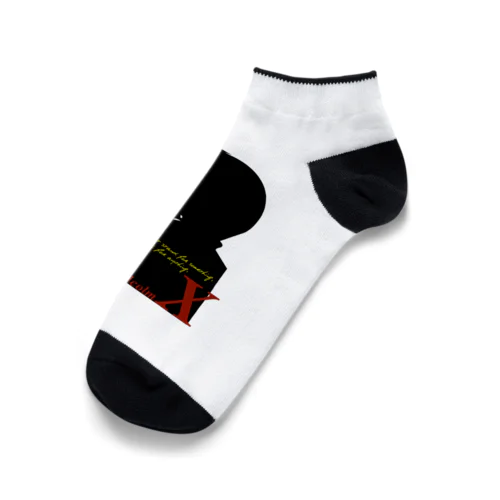 MALCOLM X Ankle Socks