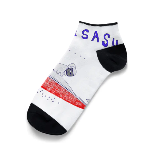 ボートレースデザイン「まくり差し」（Tシャツ・パーカー・グッズ・ETC） Ankle Socks