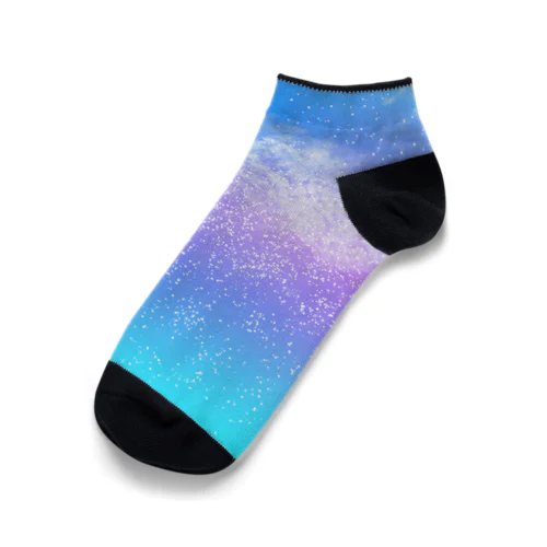 Cosmic Pink Sky Ankle Socks