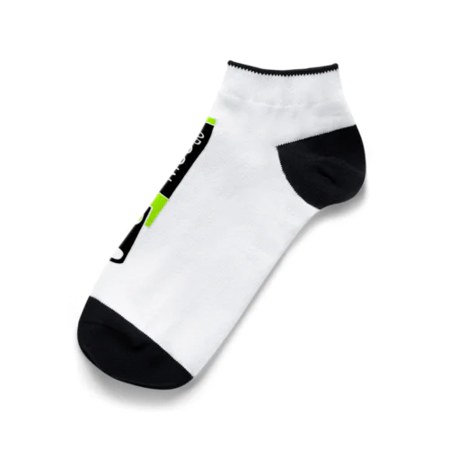 [0~Begin]ファスナーロゴプリント Ankle Socks
