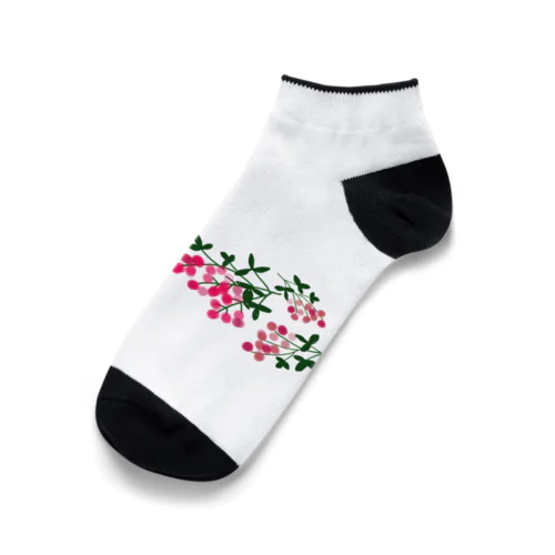 ボタニカル ベリーの花 増量版 Ankle Socks