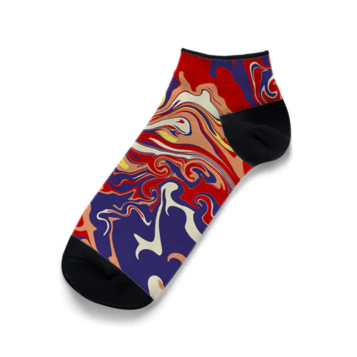 Marble: Ninja Ankle Socks