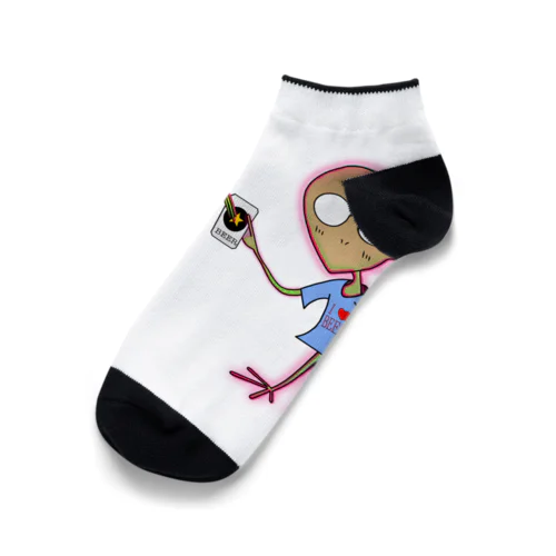 ビール好きな宇宙人 Ankle Socks