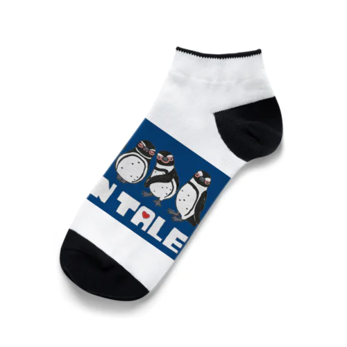 penguin tale navyblue version② Ankle Socks