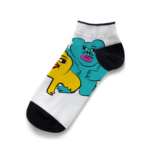 おとぼけ動物さんたちの愉快なグッズ Ankle Socks