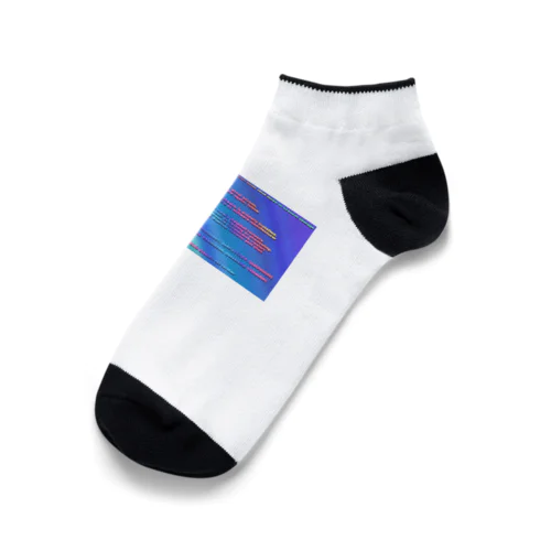 これならコワくなさそう。。。に見える　レインボースクリーン Ankle Socks