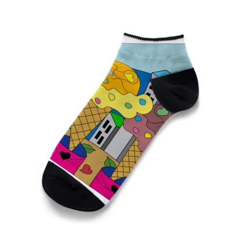 踊るアイスクリームA Ankle Socks