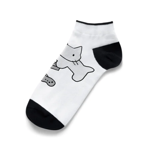 ねこオンザゲーム Ankle Socks