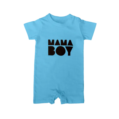 My Little Artists - Mama's Boy Rompers BLACK Rompers