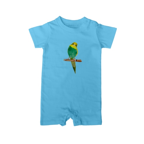 セキセイインコちゃん💕 Rompers