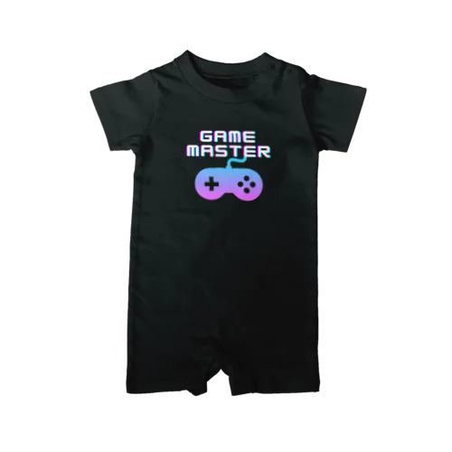 ゲームマスター Game Master Gamer T-Shirt For Video Game Players  Rompers