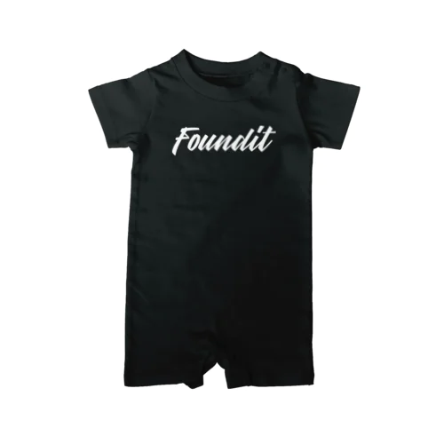 Foundit Logo (whiite) ロンパース