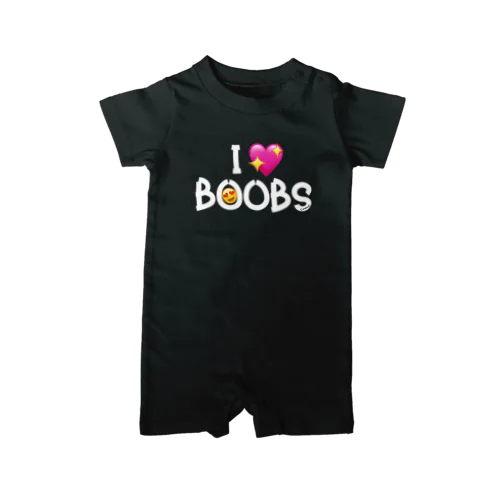 I Love BOOBS ロンパース