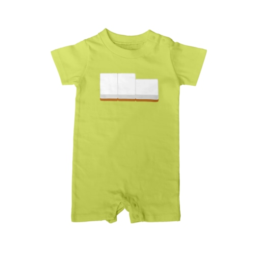 右から白ポン ( 麻雀グッズ ) Rompers