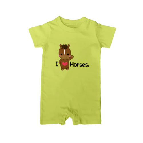 I love horse. Rompers