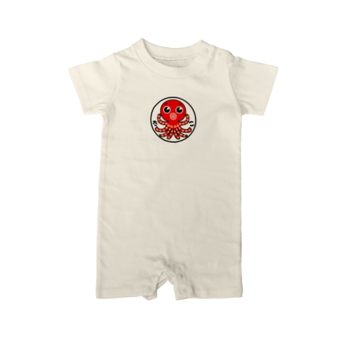 ラブリーたこ(名前入り) Rompers