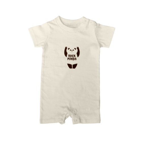 ロックパンダ　byサポパン Rompers