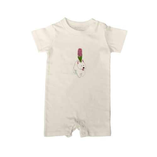 ウェスティーにヒヤシンス Rompers